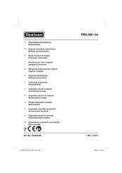 Toolson PRO-SM 130 Operating Instructions Manual