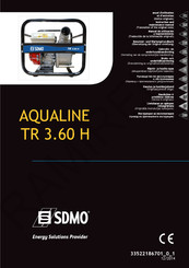 SDMO AQUALINE TR 3.60 H Instruction And Maintenance Manual