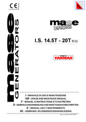 Mase I.S. 14.5T Usage And Maintance Manual