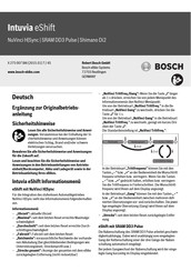 Bosch Intuvia eShift Supplement To Original Operating Instructions
