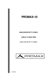 Promax PROMAX-10 Manual