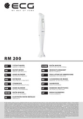 ECG RM 200 Instruction Manual