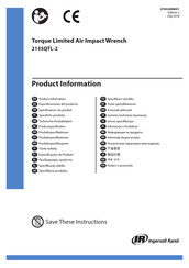 Ingersol Rand 2135QTL-2 Product Information