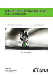 Luna LB40 Manual