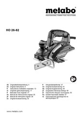 Metabo HO 26-82 Original Instructions Manual