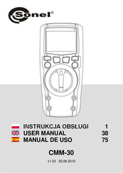 Sonel CMM-30 User Manual