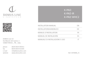 DOMUS LINE K-PAD WHC2 Installation Manual