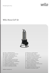 Wilo Rexa CUT GI Nstallation And Operating Instructions