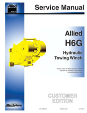 Allied Systems Allied H6GH1B1501C81 Service Manual