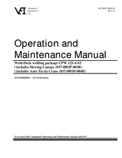 Vanguard 037-08OP-003B Operation And Maintenance Manual