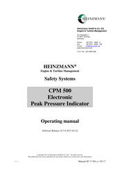 Heinzmann Triton CPM 500 Manual