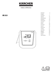 Kärcher CR 213 Manual