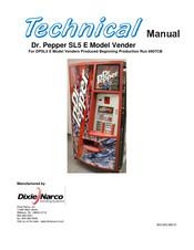 Dixie Narco DPSL5 E Technical Manual