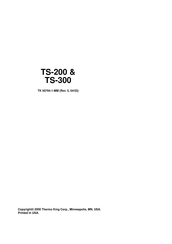 Thermo King TS-200 50 SR 230V Manual