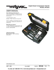 Lincoln mityvac MV5535 User Manual