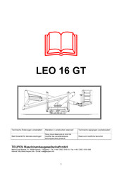 TEUPEN LEO 16 GT Manual