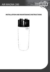 ANTEK Green Energy AIR MAGNA 200 Installation And Maintenance Instructions Manual
