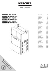 Kärcher HDC 80/8 Manual