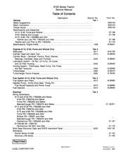 Case 9100 Series Service Manual