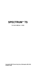 Thermo King SPECTRUM TS 50 SR 230/3/60 EEC Manual