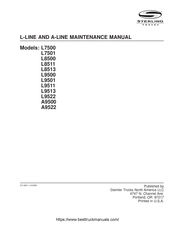 Sterling Trucks A9522 Maintenance Manual