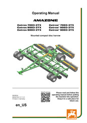 AMAZONEN-Werke Catros 9003-2TX Operationg Manual