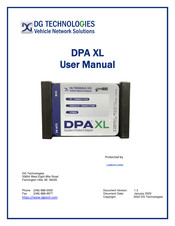 DG Technologies DPA XL User Manual