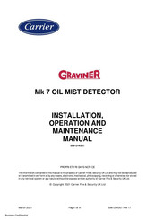 Carrier GRAVINER Mk 7 Installation, Operation And Maintenance Manual