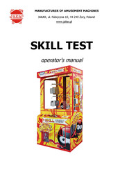 jakar SKILL TEST Operator's Manual