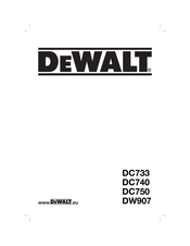Dewalt DC750 Manuals | ManualsLib