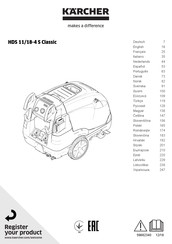 Kärcher HDS 11/18-4 S Classic Manual
