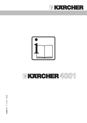 Kärcher 4001 Operating Instructions Manual