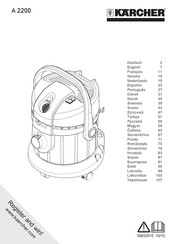 Kärcher A 2200 Manual