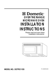 Dometic DOTRC11SS Installation Instructions Manual