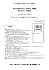 Nittan 1PM3-nLA Operating Instructions Manual