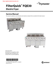 Manitowoc Frymaster FilterQuick FQE30 Service Manual