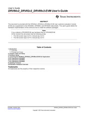 Texas Instruments DRV84 2-EVM Series User Manual