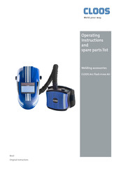 Cloos Arc Flash 4 evo Operating Instructions And Spare Parts List