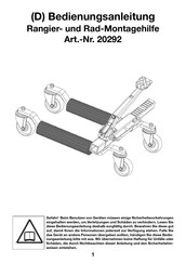 Berger & Schroter 20292 Operation Manual