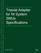 NI SA-413T Manual