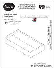 South Shore 9055 Assembly Instructions Manual