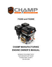 Champ FX200E Owner's Manual