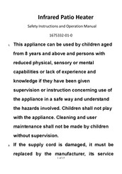 ellos 1675332-01-0 Safety Instructions And Operation Manual