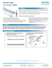 Ortech VT-40W Installation Manual