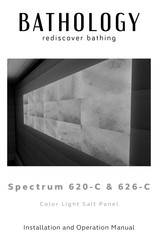 Bathology Spectrum 626-C Installation And Operation Manual