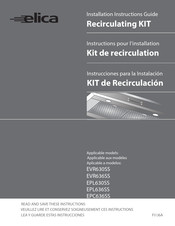 ELICA EVR636SS Installation Instruction Manual