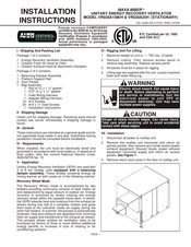 MAXA-MISER VR028A25H Installation Instructions Manual