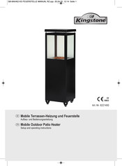 Kingstone 8221400 Set Up And Operating Instructions Manual
