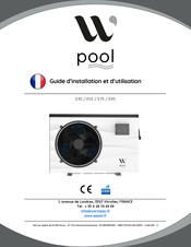 POOL E75 Installation And User Manual