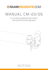RAAMDECORATIE MOTION CM-05 Manual